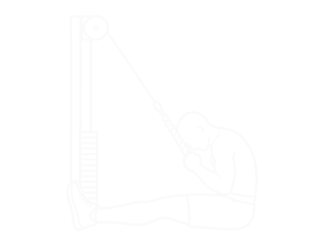 Seated Cable Crunch — 끝