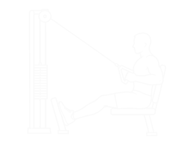 Seated Cable High Row (V-Bar) — End