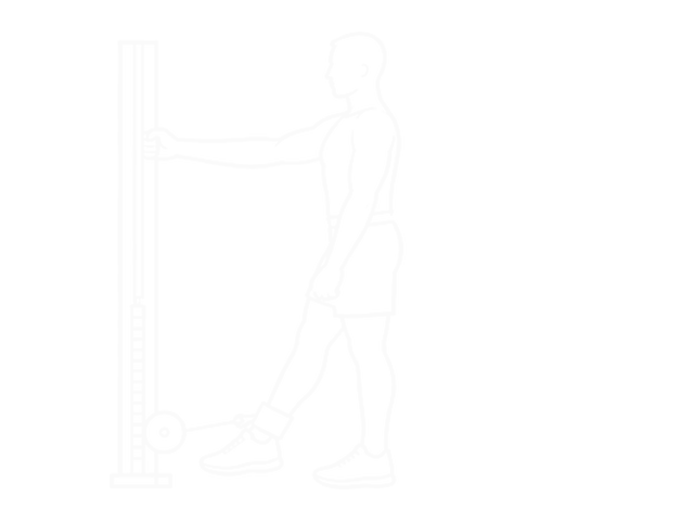 Standing Cable Hip Extension — Start