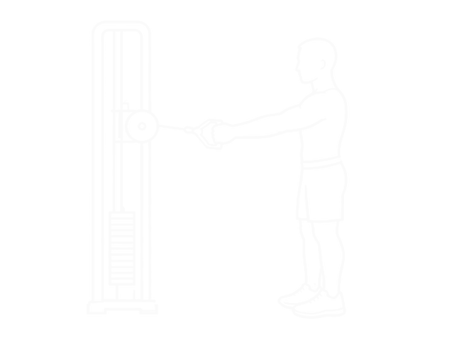 Standing Cable Twist Row (V-Bar) — Start