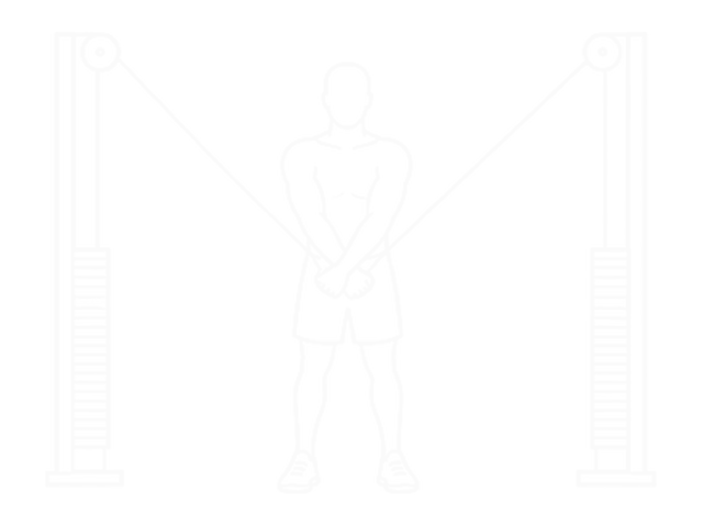 Standing Cable Up Straight Crossovers — End