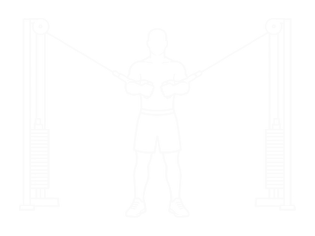 Cable Supine Reverse Fly — End