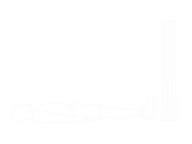 Cable Tuck Reverse Crunch — Start