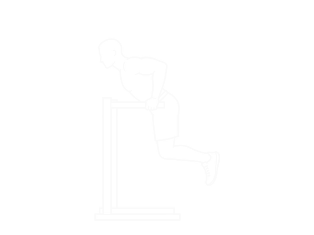 Chest Dip on Straight Bar — End