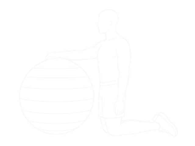 Chest Stretch with Exercise Ball — 시작