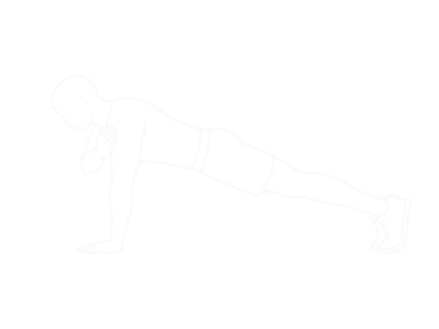 Chest Tap Push-Up — End