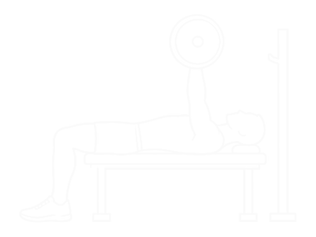 Close-Grip Bench Press — End