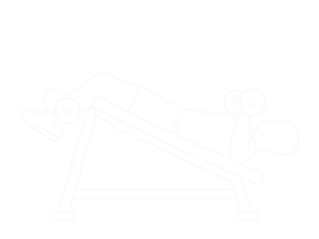 Decline Dumbbell Bench Press — Start