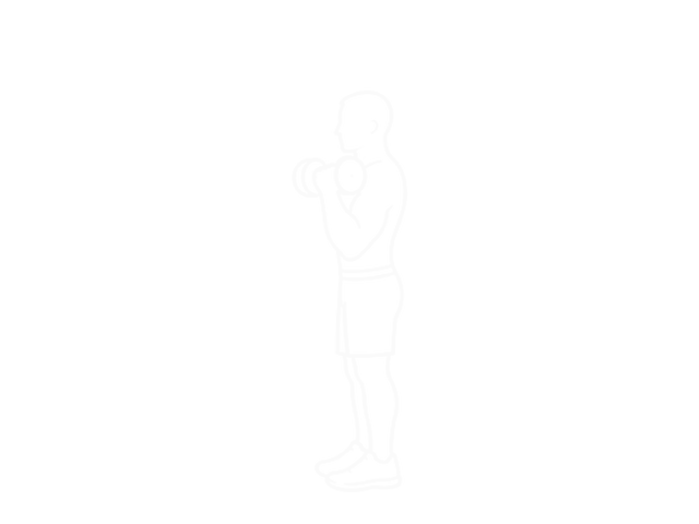Dumbbell Alternate Side Press — Start