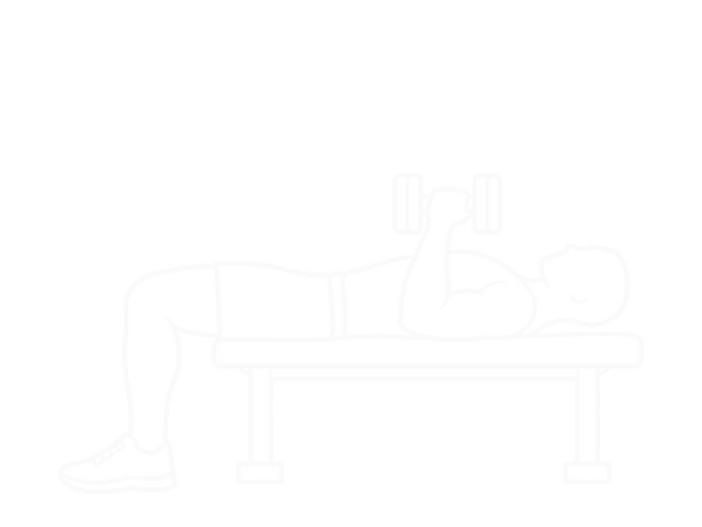 Dumbbell Close-Grip Press — Start
