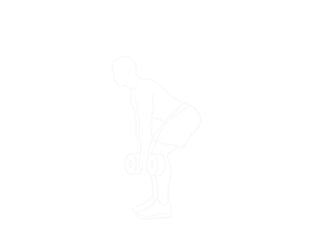 Dumbbell Deadlift — Start