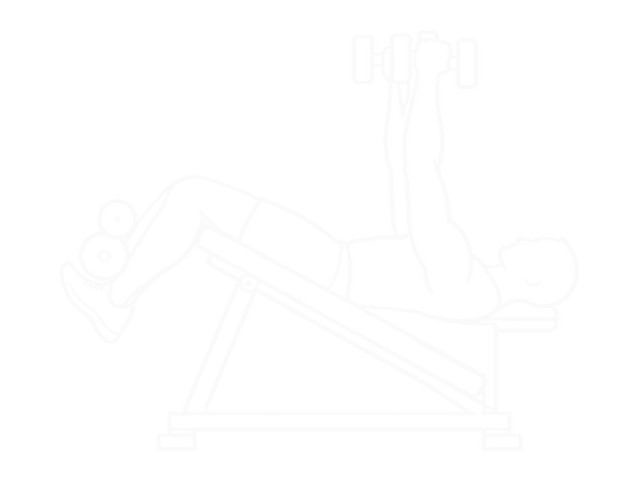 Decline Dumbbell Hammer Press — End