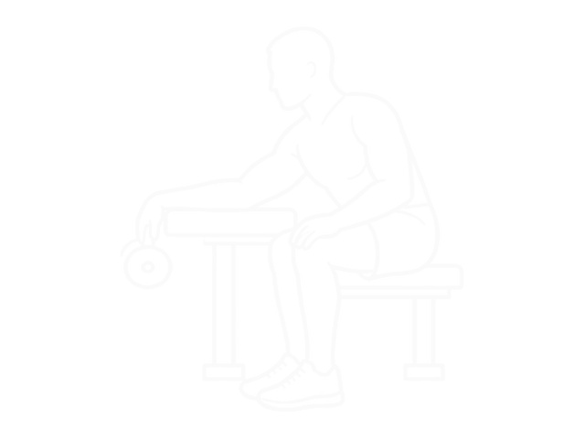 Dumbbell Finger Curls — Start