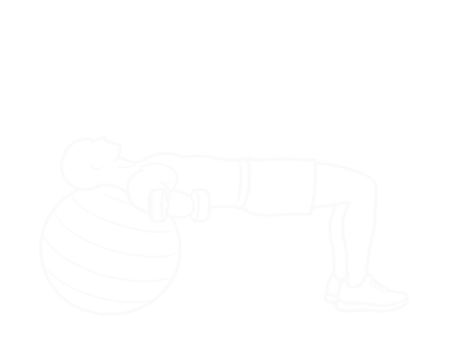 Dumbbell Fly on Exercise Ball — End