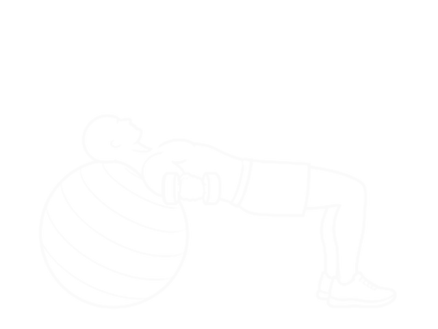 Incline Dumbbell Fly on Exercise Ball — End