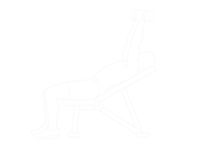 Incline Two-Arm Dumbbell Extension — 시작
