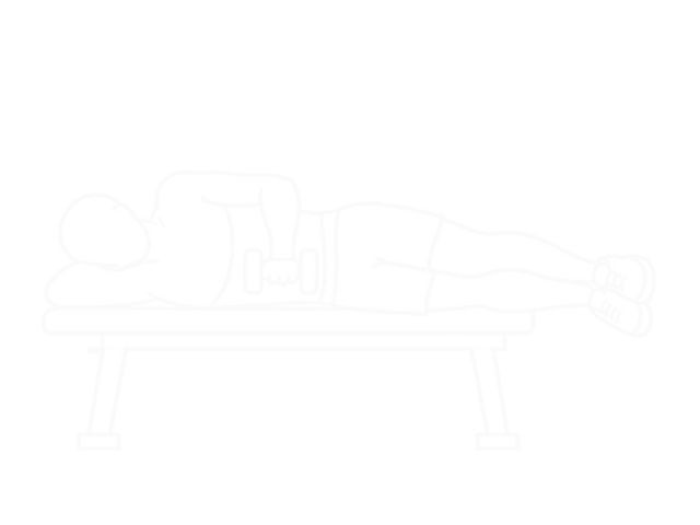 Lying Dumbbell External Shoulder Rotation — Start