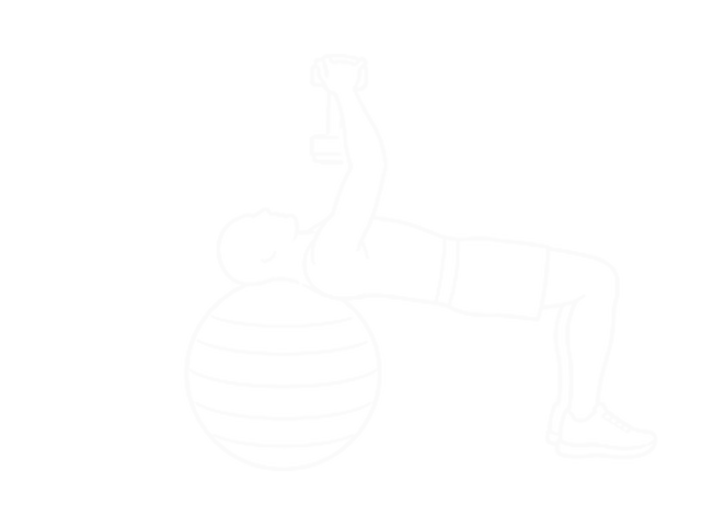 Lying Dumbbell Pullover on Exercise Ball — 끝