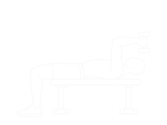 Lying Dumbbell Supination — End