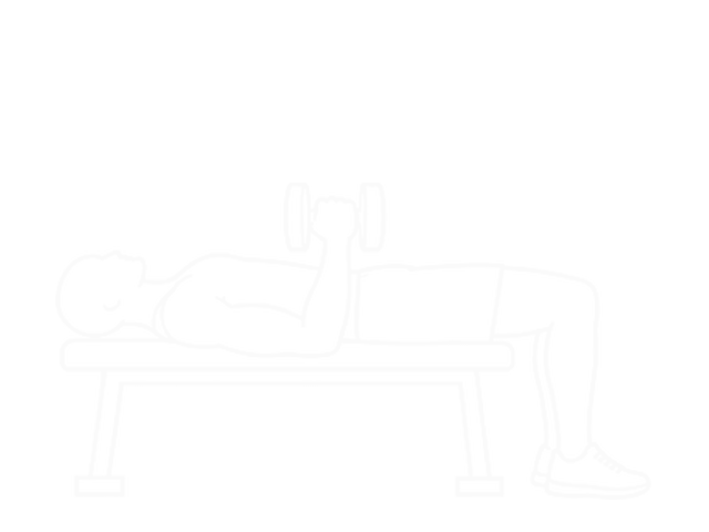 Dumbbell Neutral Grip Bench Press — Start