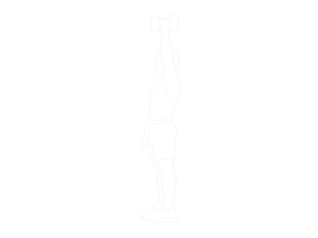 One-Arm Dumbbell Shoulder Press — End