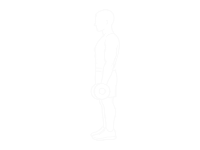Standing One-Arm Dumbbell Curl — Start