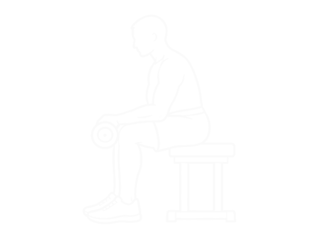 One-Arm Dumbbell Wrist Curl — 시작