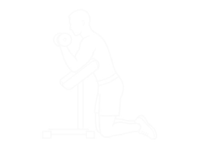 One-Arm Dumbbell Zottman Preacher Curl — 끝