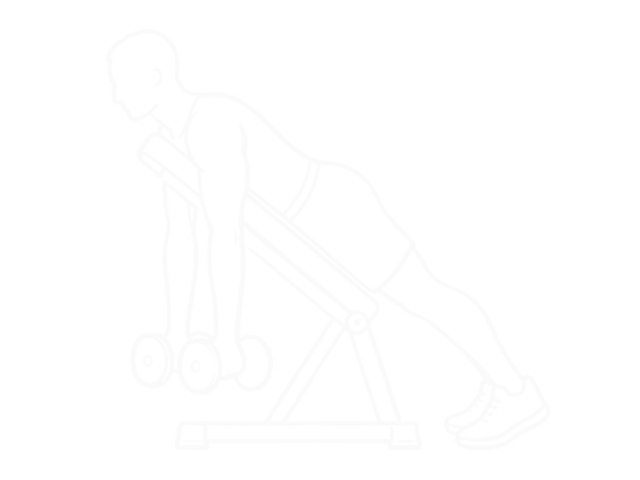 Prone Incline Dumbbell Curl — Start
