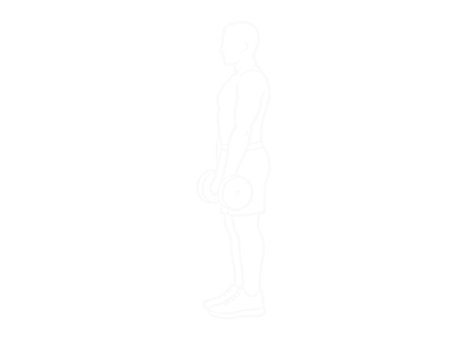 Dumbbell Romanian Deadlift — Start