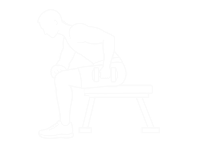 Seated One-Arm Dumbbell Kickback — 시작