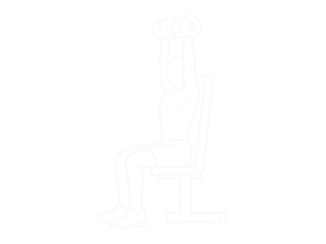 Dumbbell Shoulder Press — End