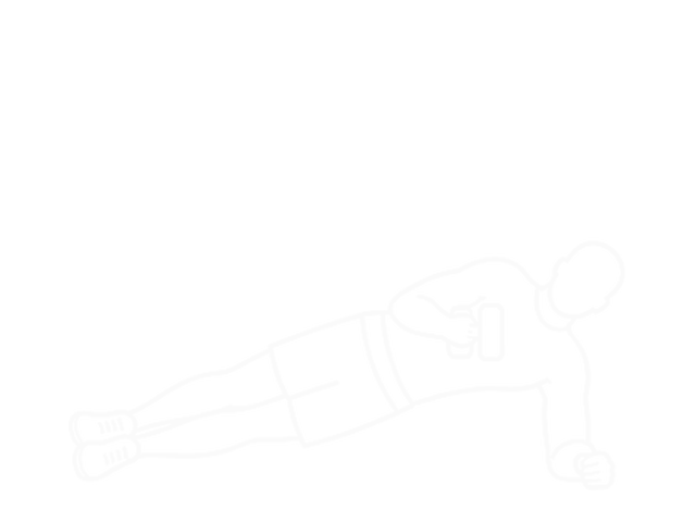 Dumbbell Side Plank with Rear Fly — 시작