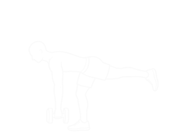 Single-Leg Dumbbell Deadlift — Start