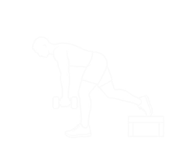 Single-Leg Dumbbell Deadlift with Stepbox Support — End