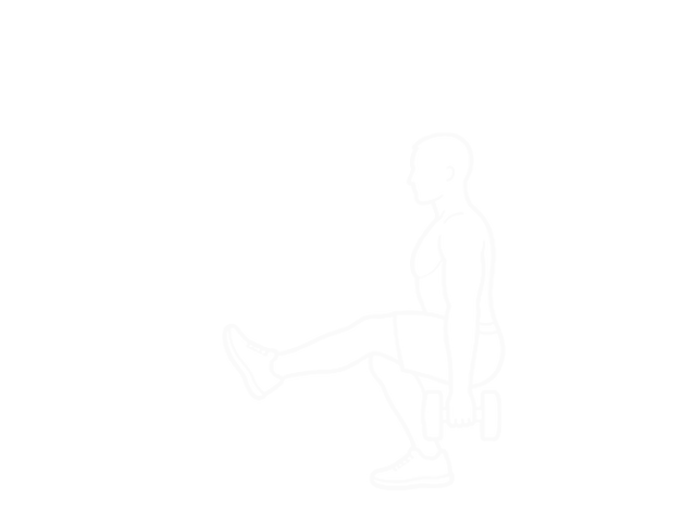 Single-Leg Dumbbell Squat — End