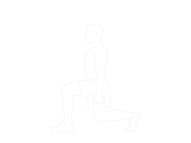 Dumbbell Split Squat — End