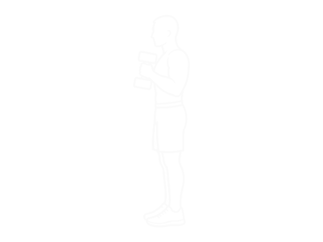 Standing Dumbbell Alternate Hammer Curl and Press — End