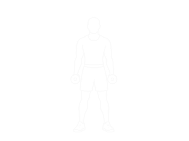 Standing Dumbbell Around World — Start