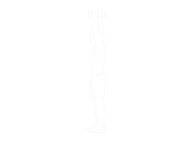 Standing Dumbbell Front Raise Above Head — 끝
