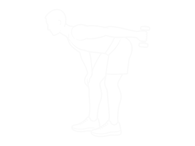 Standing Dumbbell Kickback — End