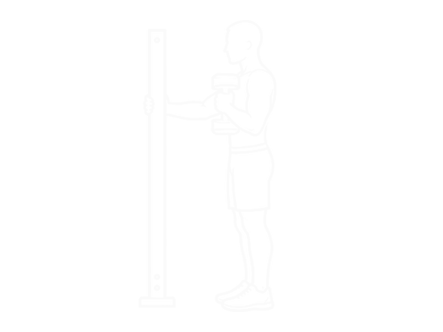 Dumbbell Supported Squat — Start