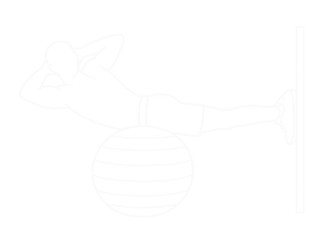Exercise Ball Back Extension with Rotation — End