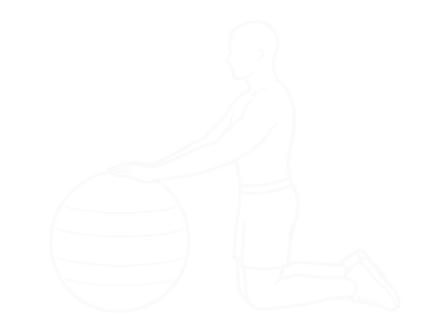 Exercise Ball Lat Stretch — 시작