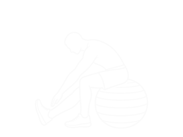 Exercise Ball Seated Hamstring Stretch — End