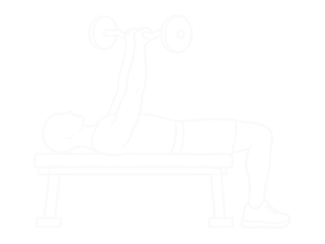 EZ-Bar Close-Grip Bench Press — 끝