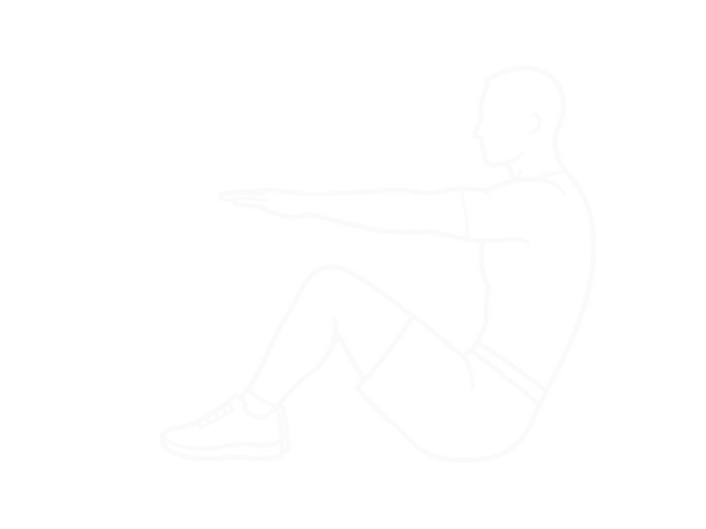 Flexion Leg Sit Up (Straight Arm) — End
