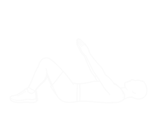 Flexion Leg Sit Up (Straight Arm) — Start