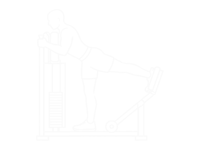 Glute Kickback Machine — End
