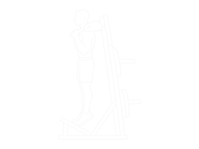 Hack Calf Raise — End